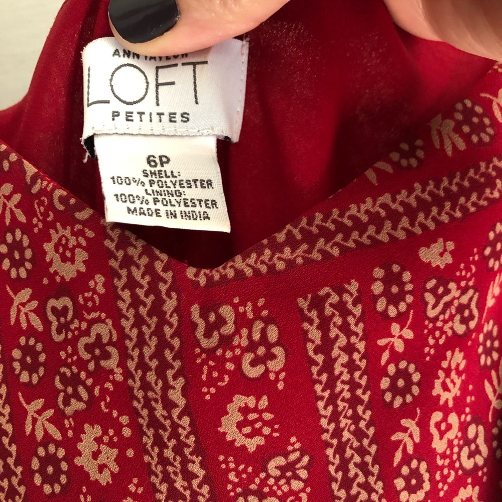 The Loft: pretty floral dress with spaghetti straps - Picture 5 of 8